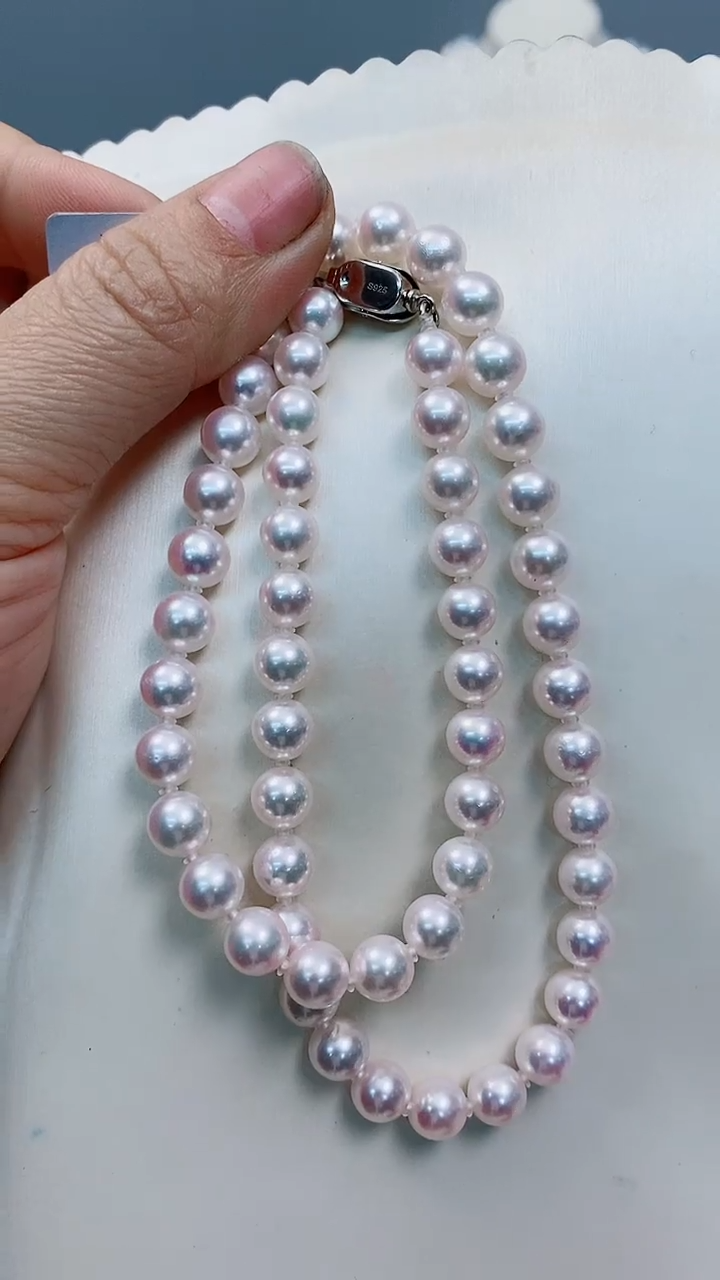 【闪购商品】海水珍珠项链未镶嵌7-7.5海水珍珠项链