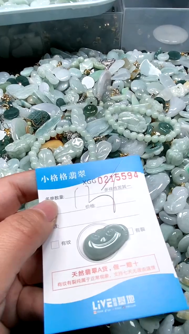 【闪购商品】翡翠颈饰未镶嵌闪购商品0215594