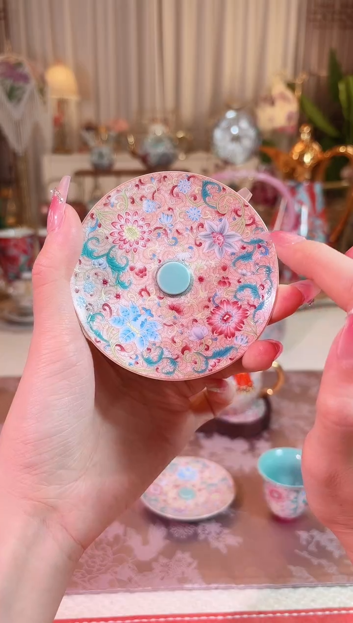 【闪购商品】瓷花开盛世 杯碟