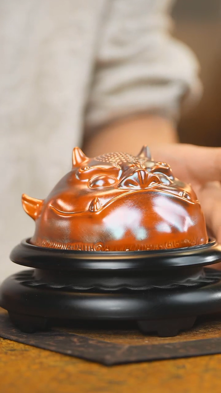 97柴房陶瓷原创茶漏