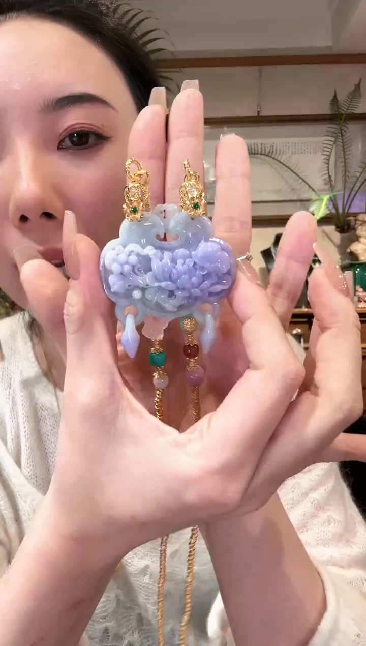 【闪购商品】翡翠颈饰未镶嵌国风