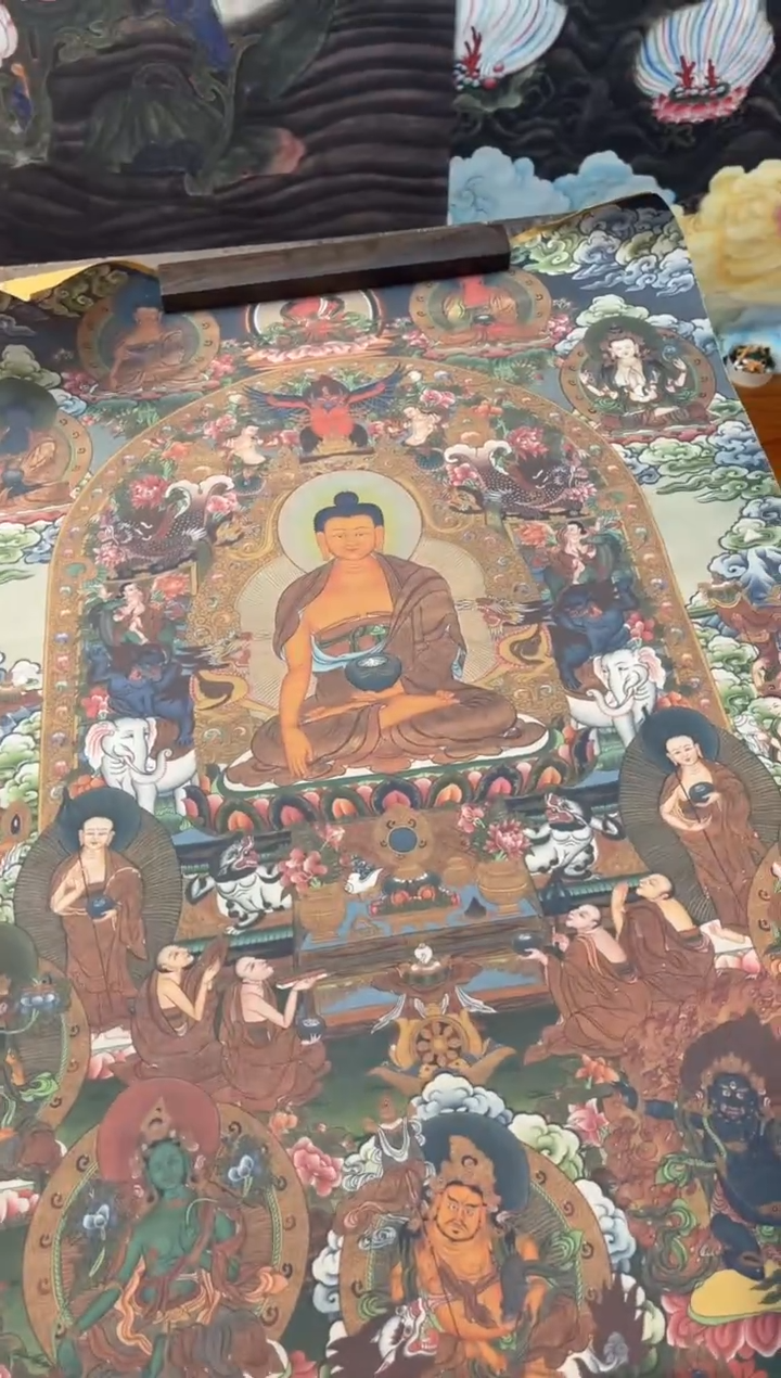 卷轴画刘洋画院老六专属AA128