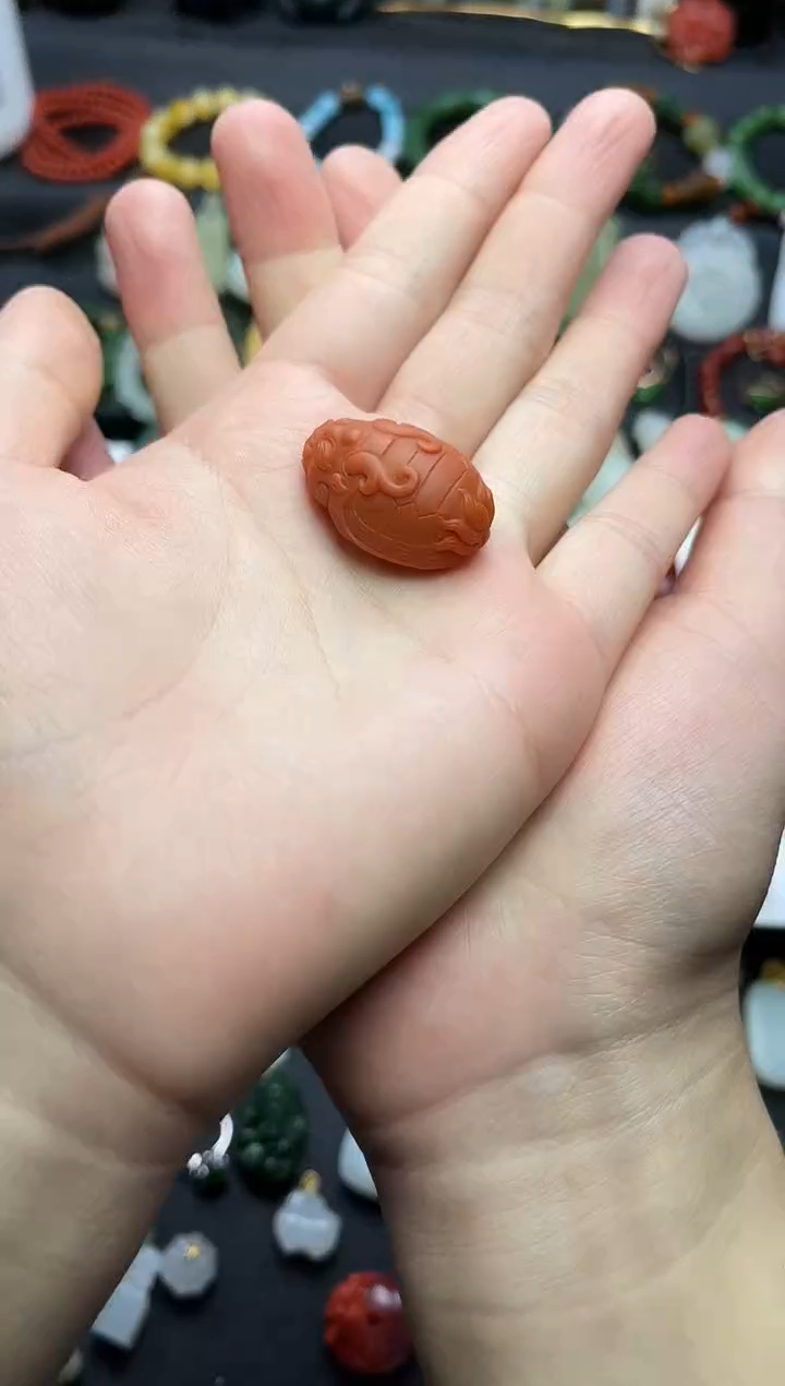 未镶嵌颈饰南红玛瑙龙龟【定制】06