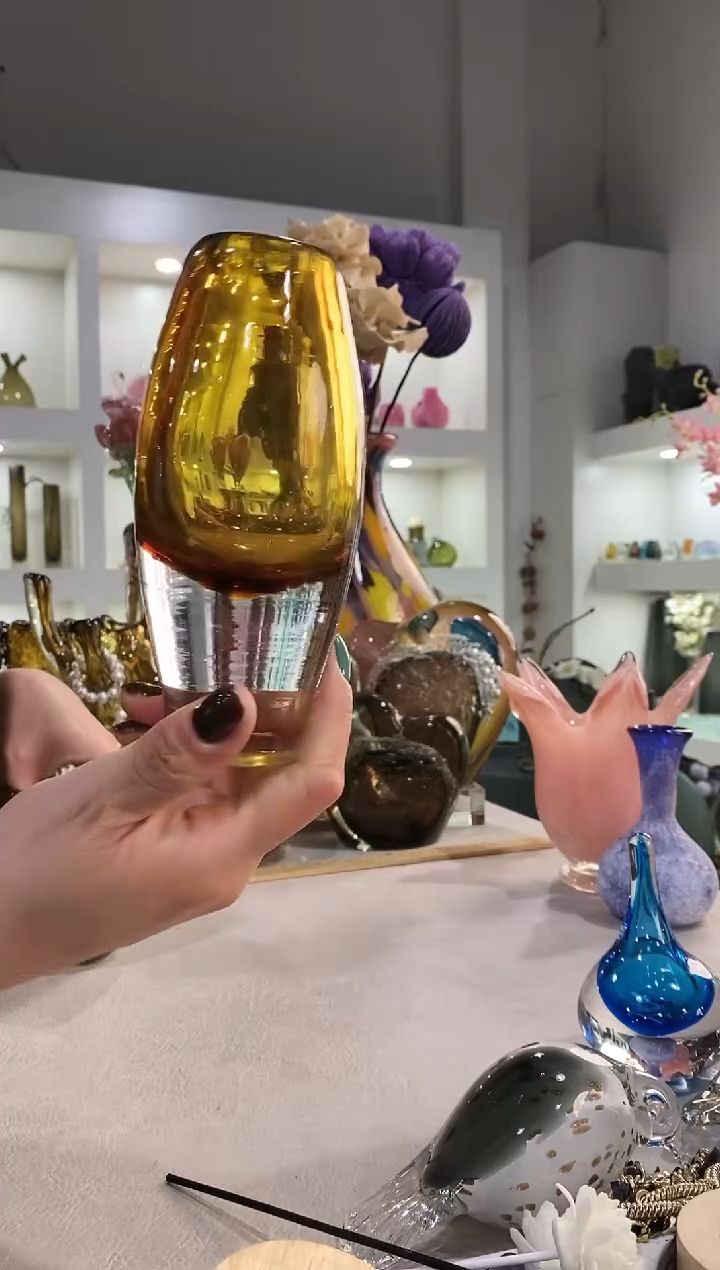 慕忆家手作琉璃花瓶