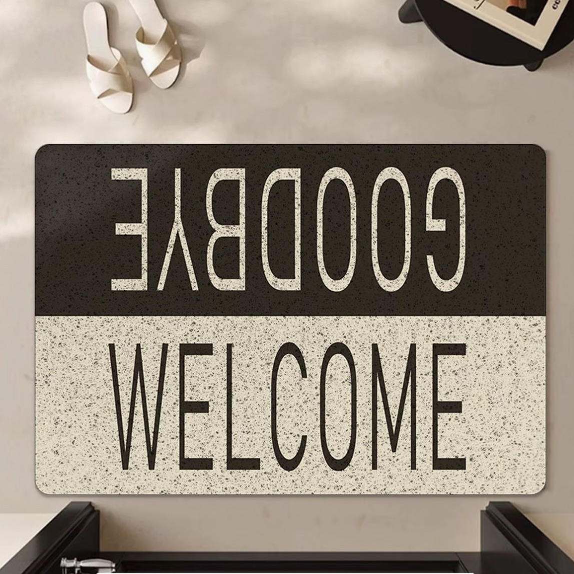 北欧风入户门地垫丝圈门垫进门门口家用门外地毯可裁剪垫子桌垫