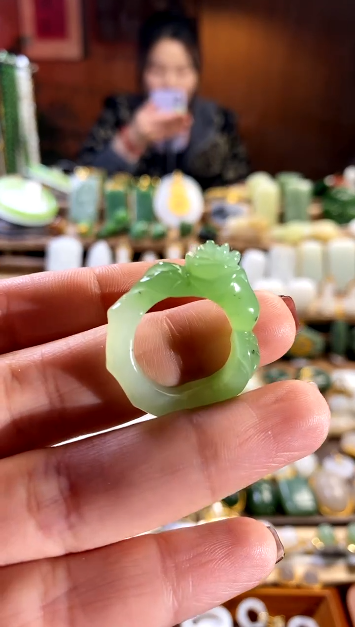 【闪购商品】和田玉戒指未镶嵌15