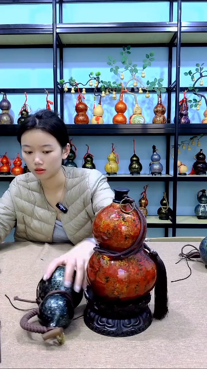 大漆工艺品天然酒壶