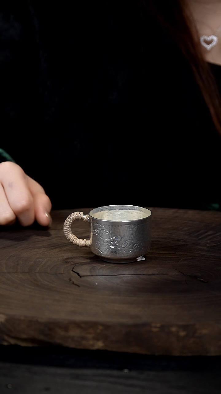 【闪购商品】手工新品银主人杯