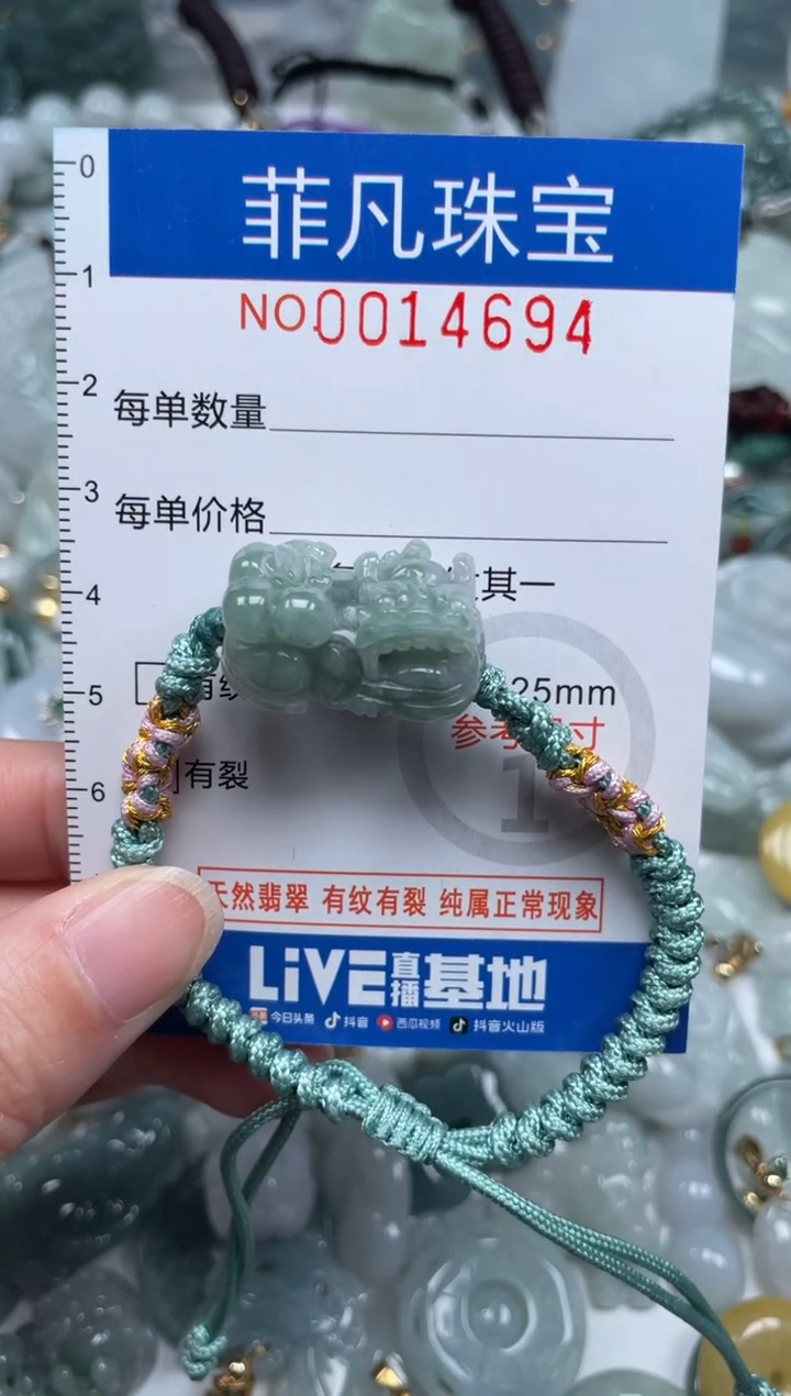 颈饰未镶嵌翡翠14694