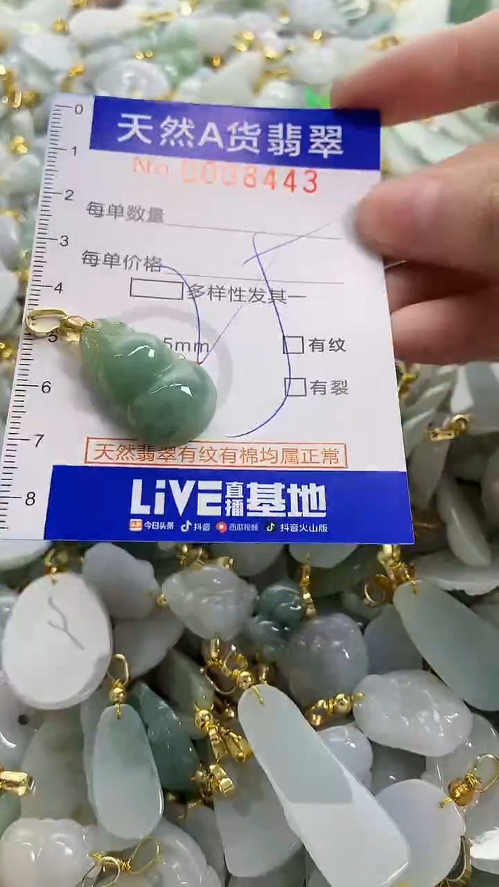 颈饰未镶嵌翡翠天然A货翡翠