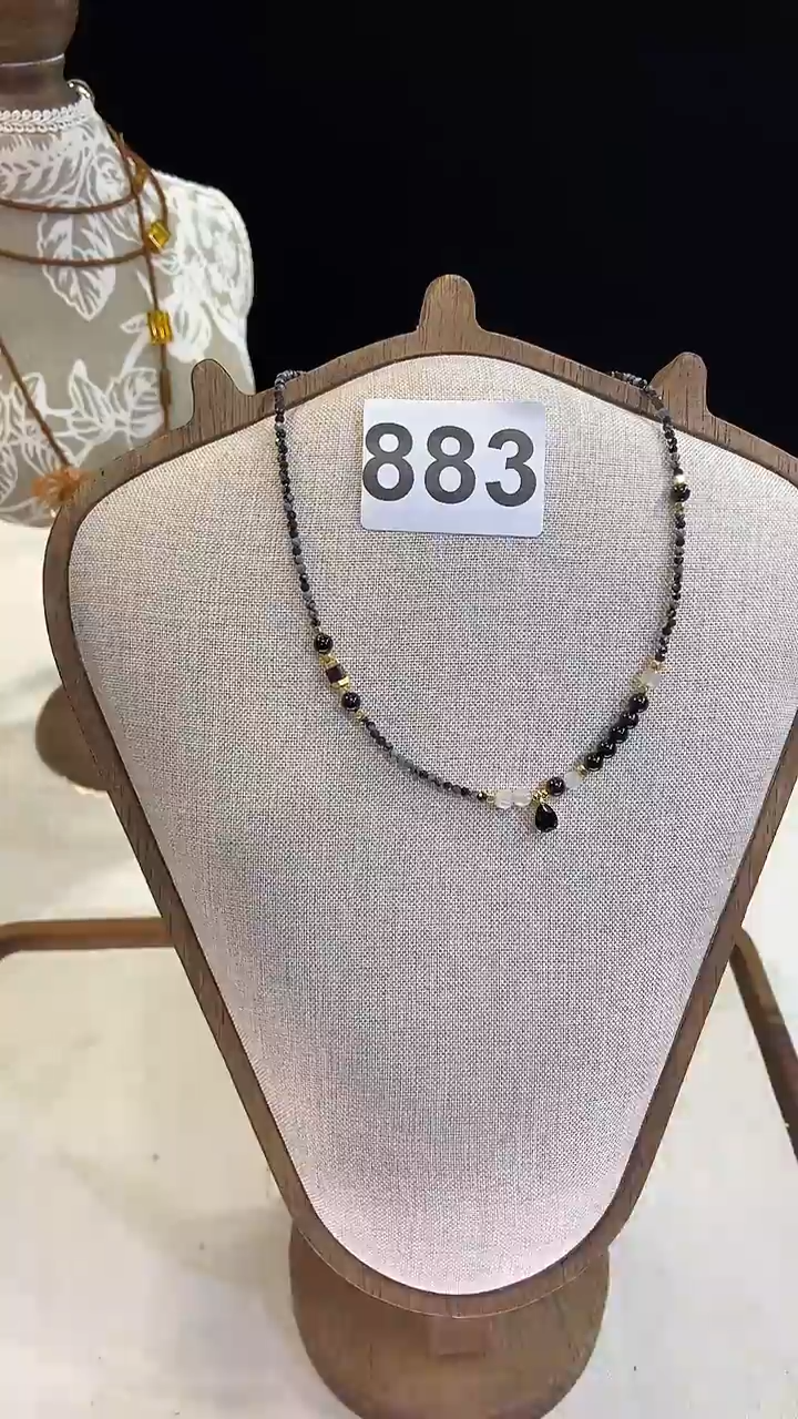 项链钛钢淡水珍珠883