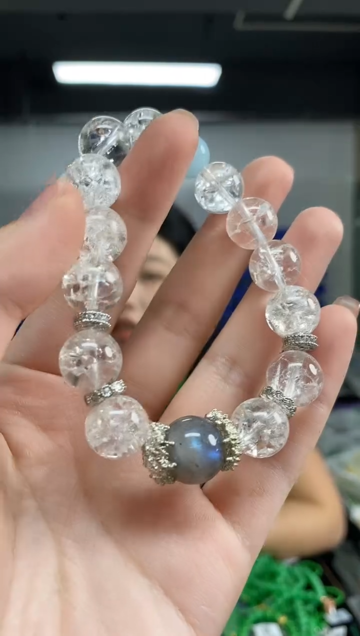 未镶嵌手链月光石多样性发其一颜色微差