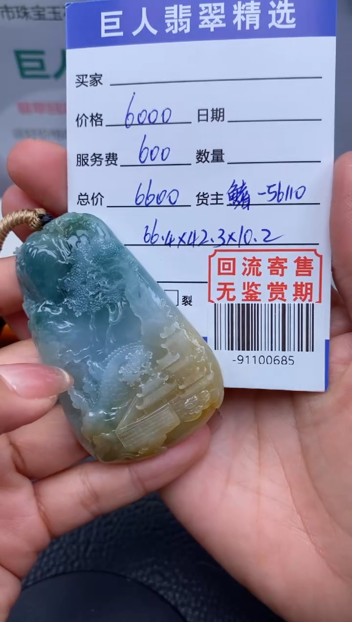 【闪购商品】翡翠颈饰未镶嵌多人-91100685