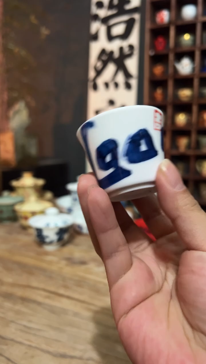 【闪购商品】观云听雨原创手绘茶具