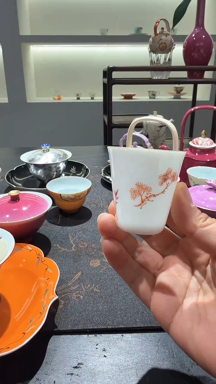 【闪购商品】松竹梅玉泥君子杯