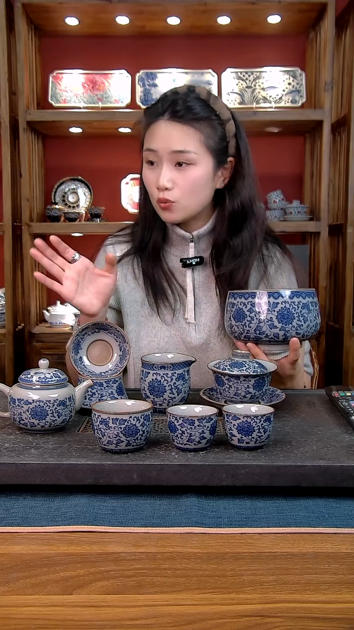 简装家用款8件套 老陶泥开片纹陶瓷茶具