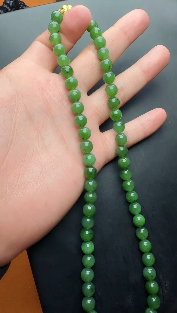 和田玉未镶嵌颈饰妈妈链01