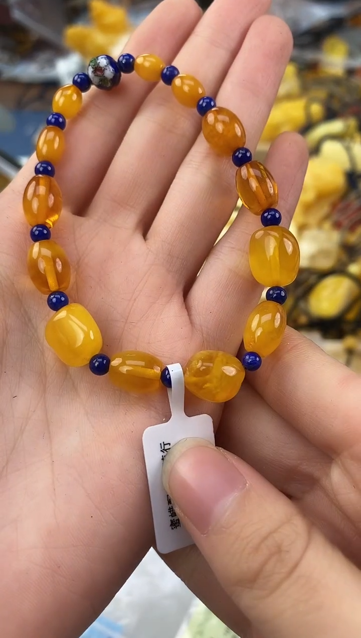 裸石琥珀未镶嵌天然琥珀蜜蜡