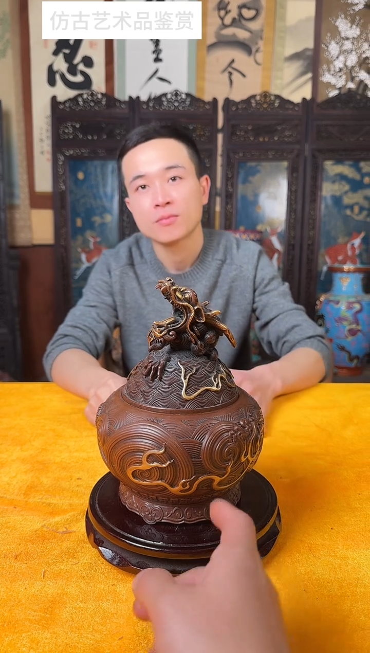 摆件陶瓷景德镇赏器摆件F30