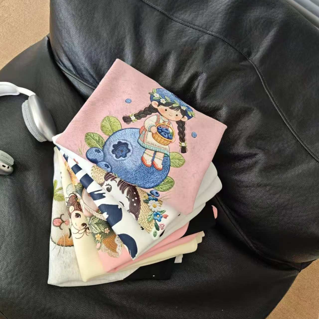 卫衣【K50-K98】2025新款潮牌男女童圆领连帽加绒卫衣秋冬中大童ins