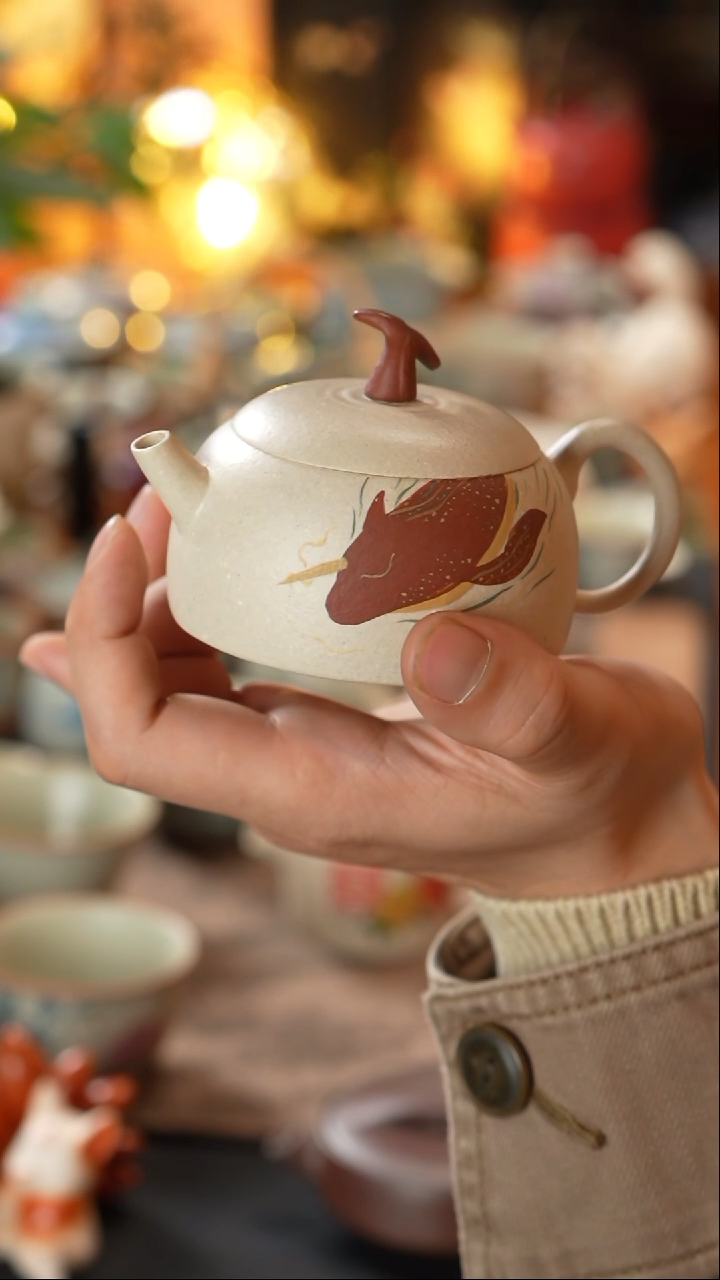 【闪购商品】白玉段泥紫砂壶白玉段泥紫砂壶