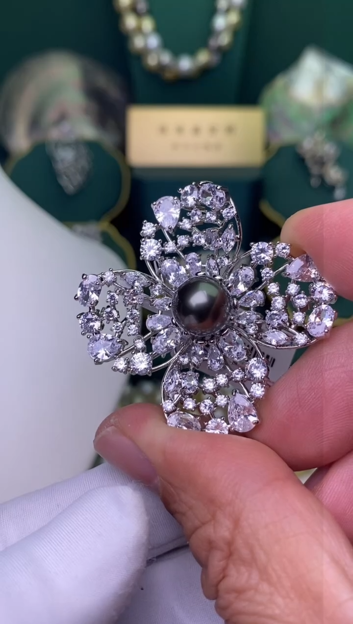 【闪购商品】海水珍珠胸饰未镶嵌10-11