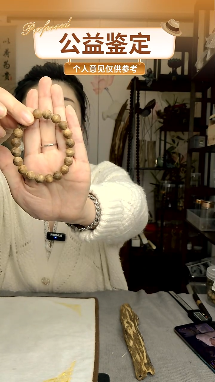 沉香手串天然野菩萨棋 1.0 多样性发其一
