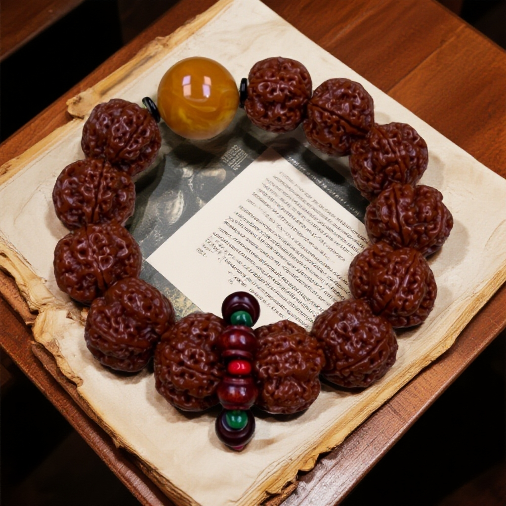 正宗尼泊尔五瓣五星蜂窝双龙爆肉大尺寸包浆玉化大金刚单圈手串XT