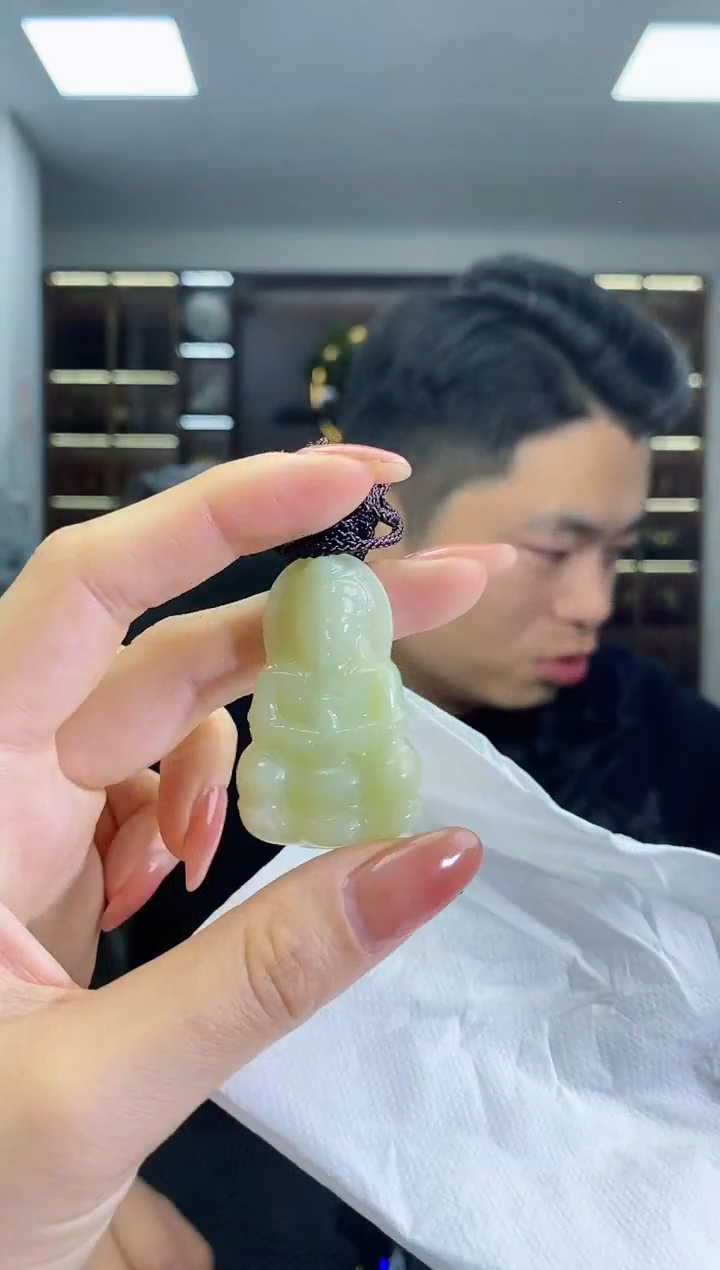 【闪购商品】和田玉颈饰未镶嵌度母清货1