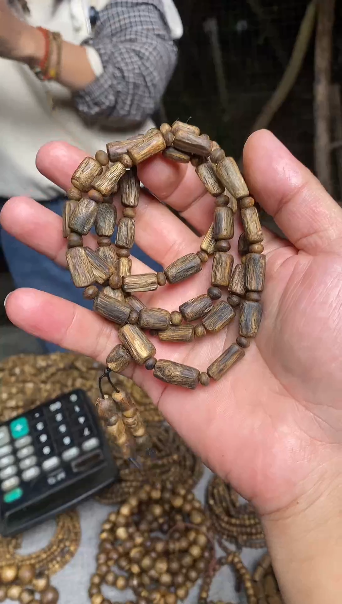 沉香手串树心油随型桶珠多圈棋楠手串多样性发一