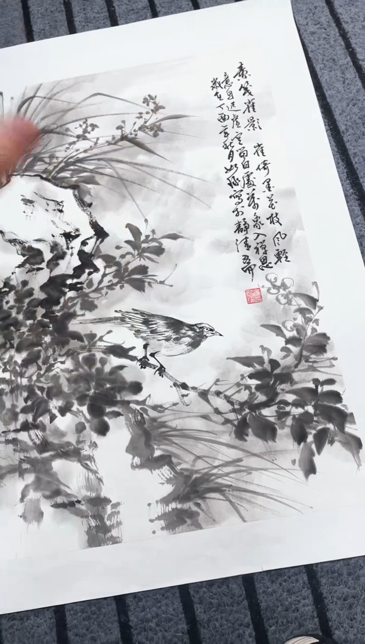 精品国画花鸟作品