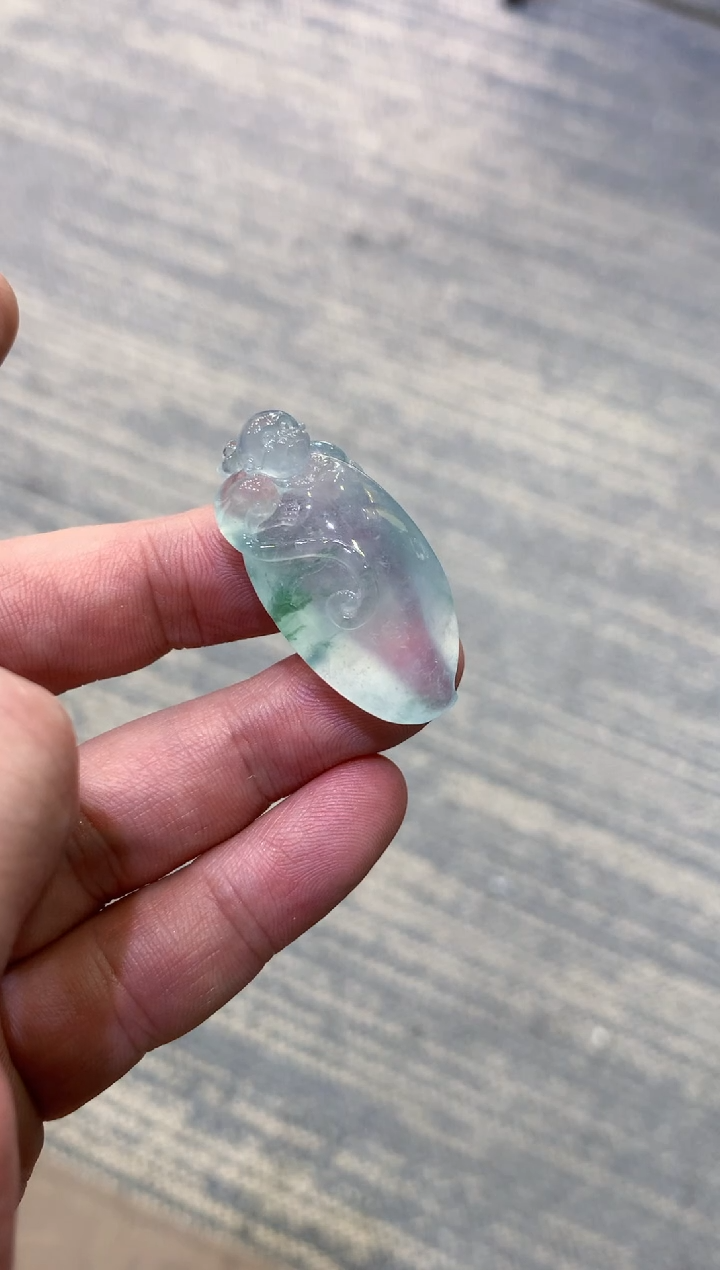 颈饰未镶嵌翡翠天然A货翡翠
