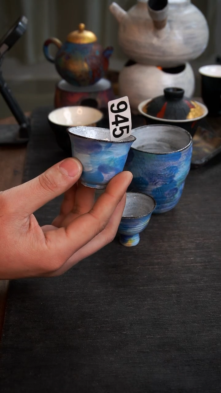 【闪购商品】其他粉引手绘杯945小康茶器