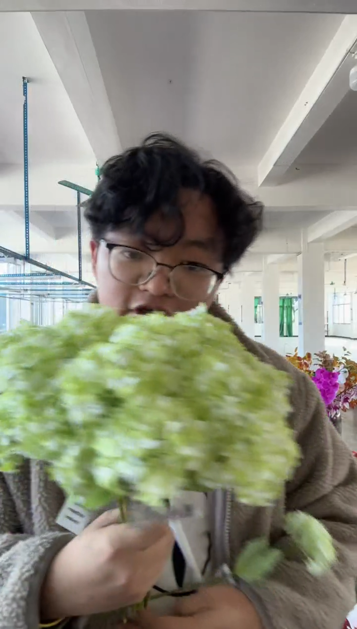 【闪购商品】仿真花朵木绣花10束