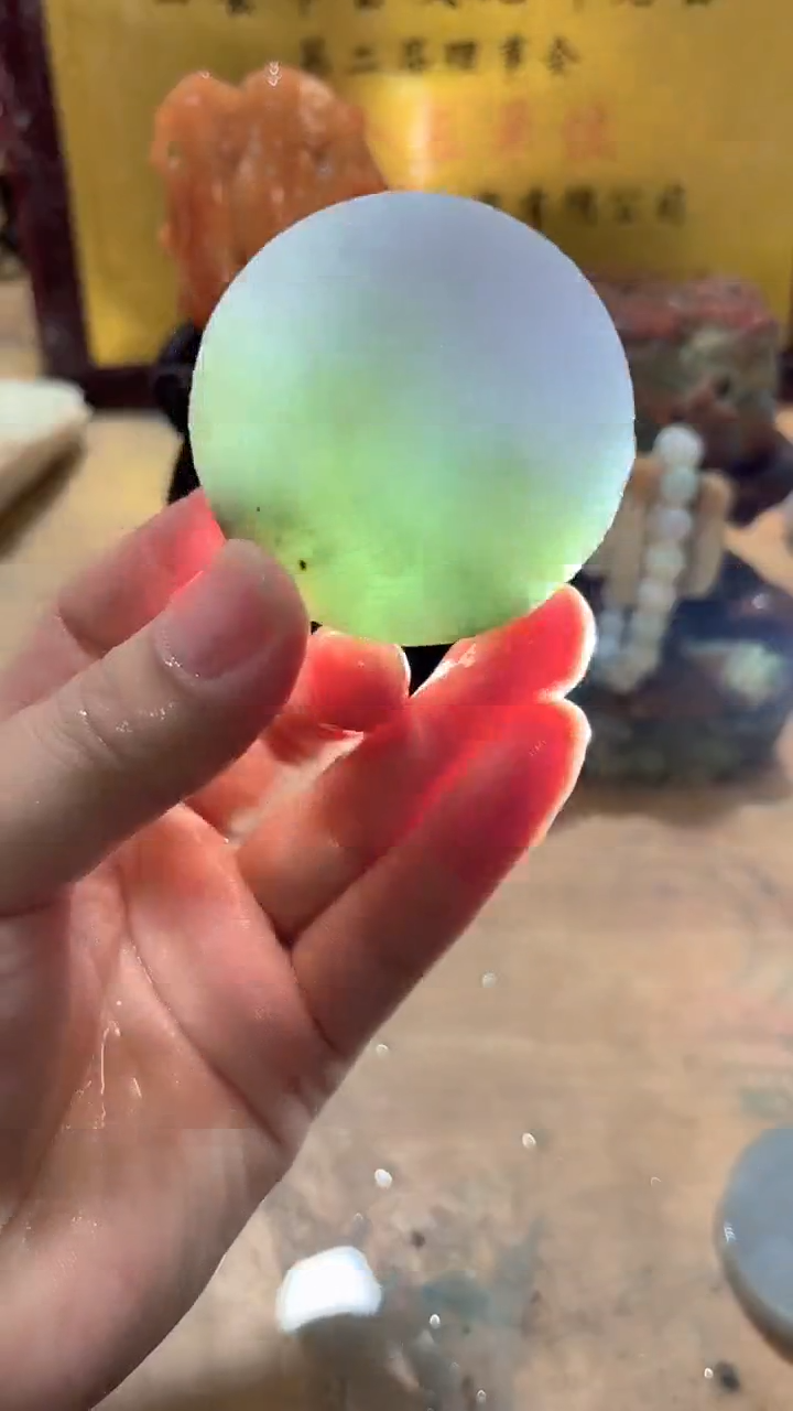 未镶嵌挂件翡翠A货常星6969