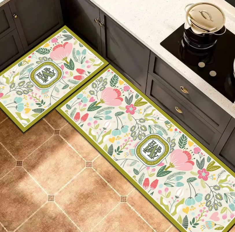 厨房加厚硅藻泥厨房地垫吸水防滑防油耐脏可自由裁剪