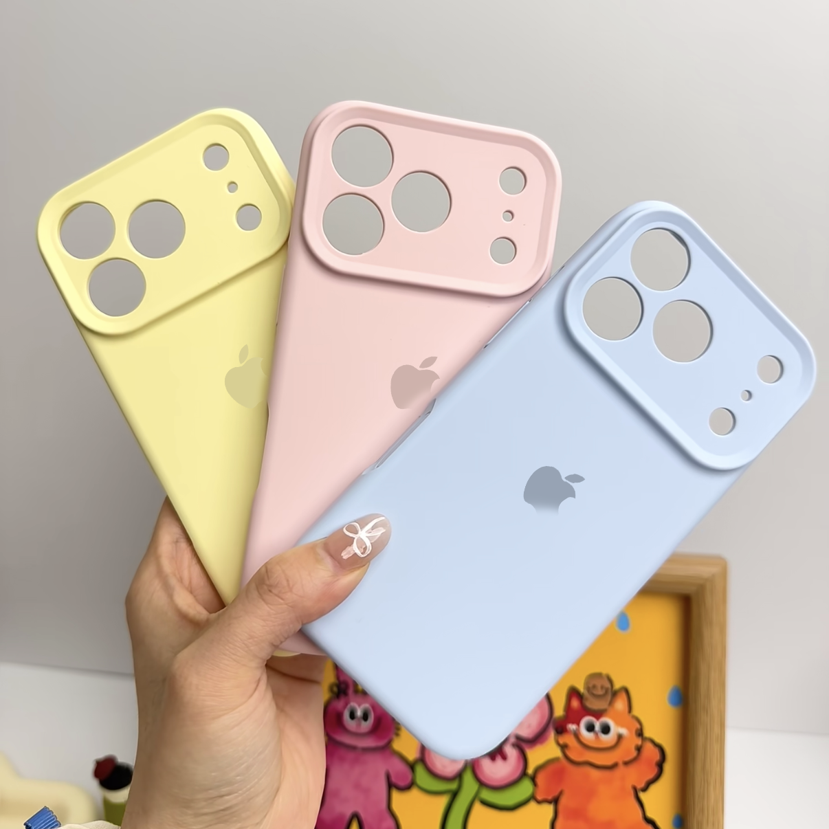 【全绒升级】全包精孔镜头适用苹果17promax液态硅胶手机壳新款16