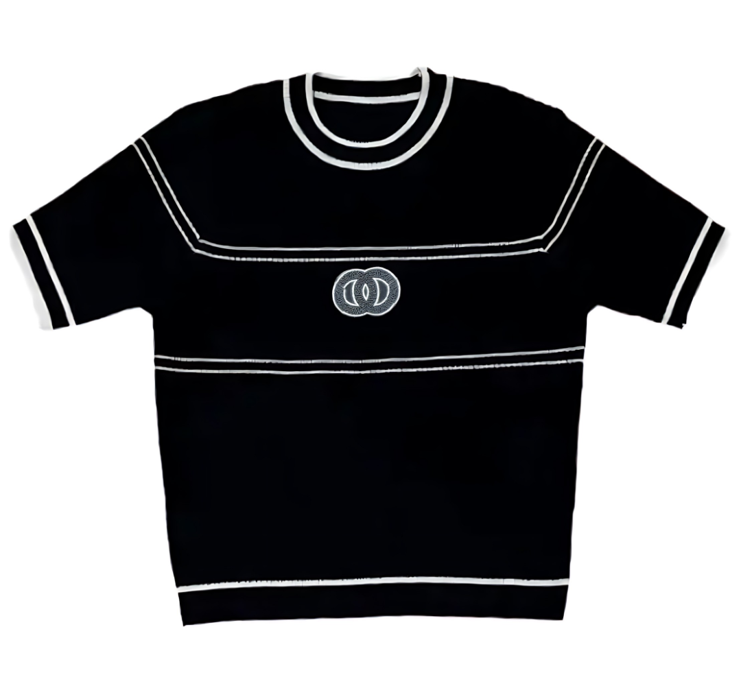 2025ff女士短袖休闲春夏潮牌设计师款潮牌毛针织女装#2637