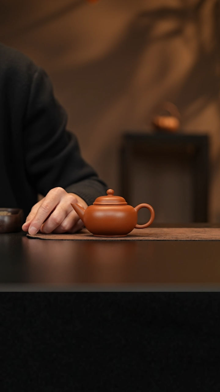 【闪购商品】紫砂茶壶允禾斋wls 黄龙山朱泥 水平