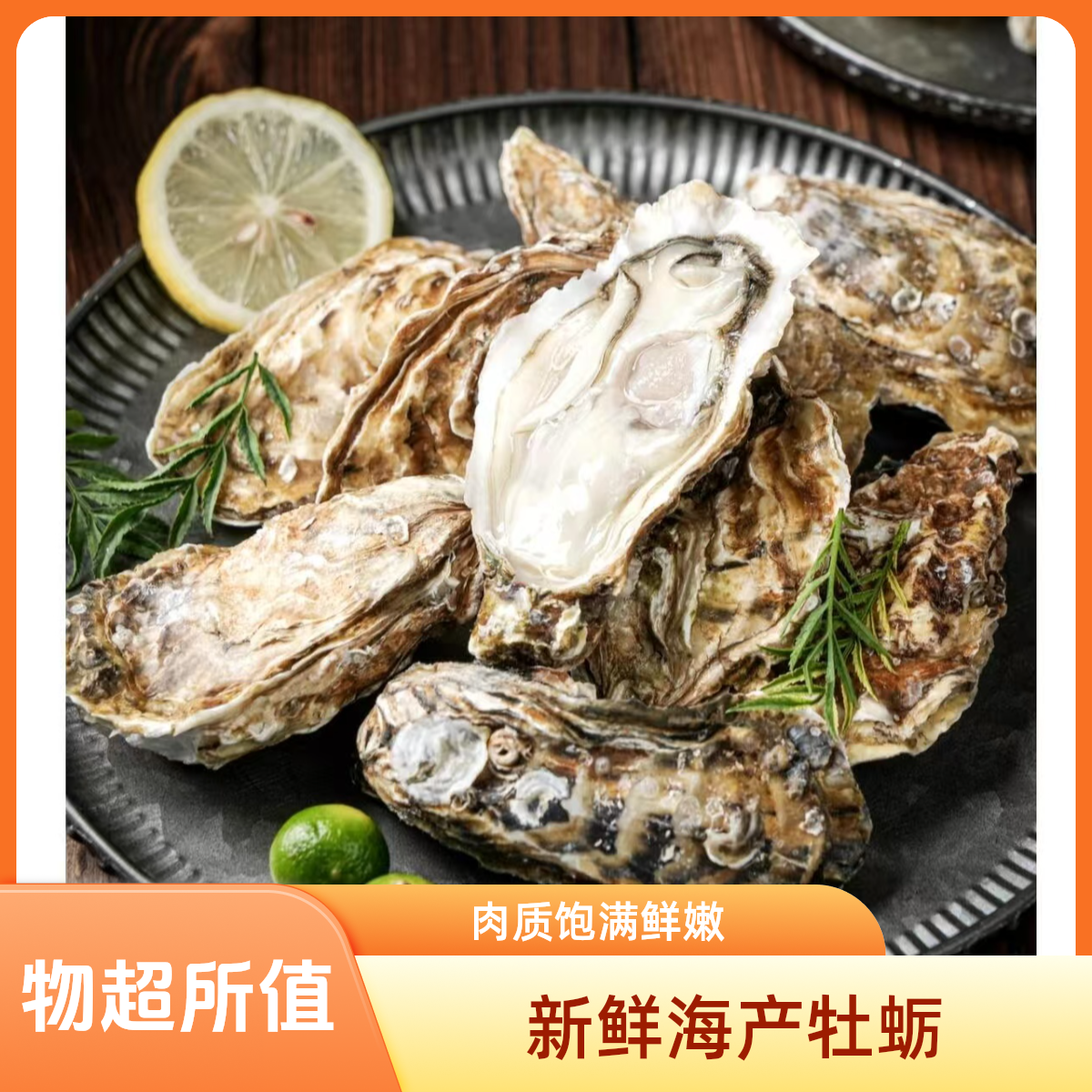 鲜活乳山生蚝500克丨温江小时达丨2两丨3两丨4两丨5两丨每个