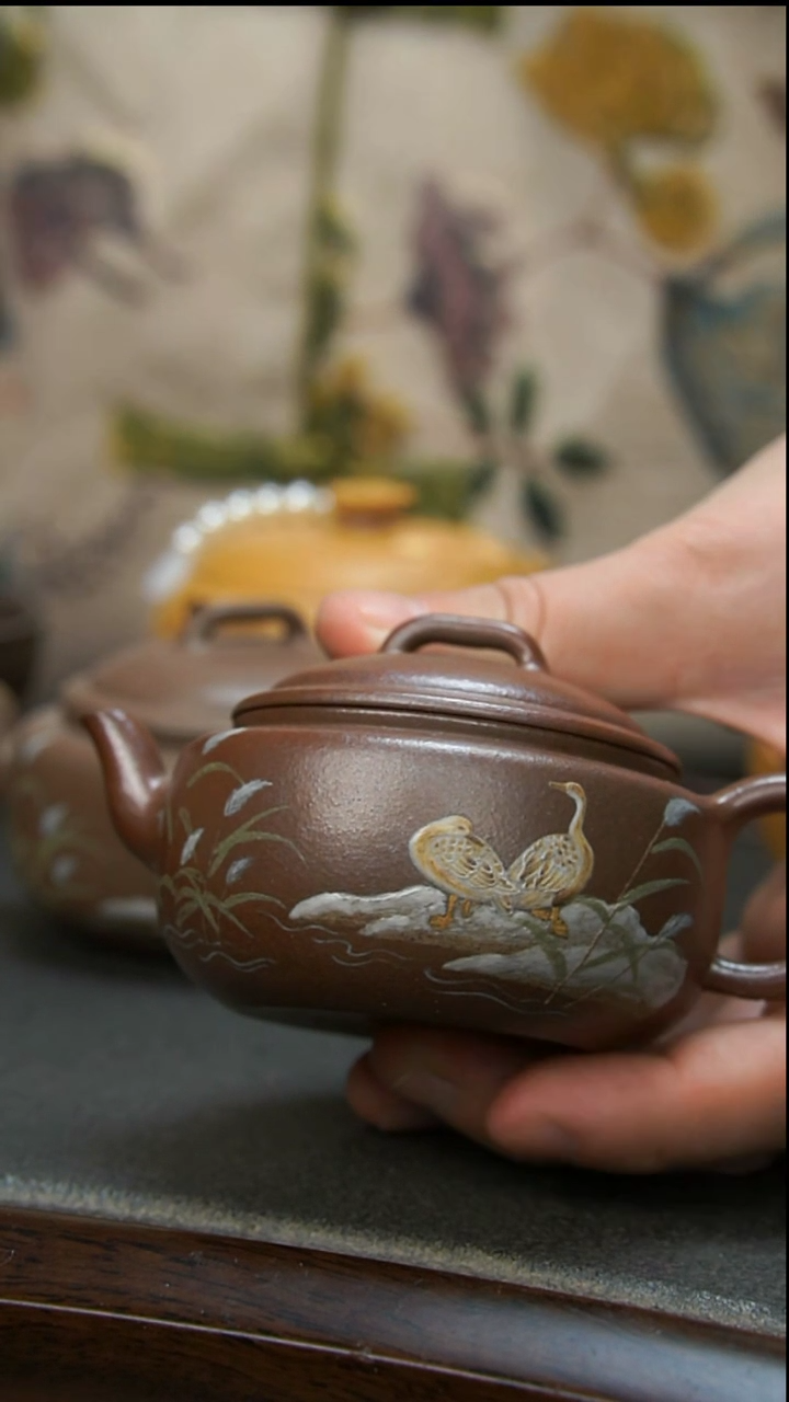 【闪购商品】紫砂茶壶柴烧鸭鸭壶