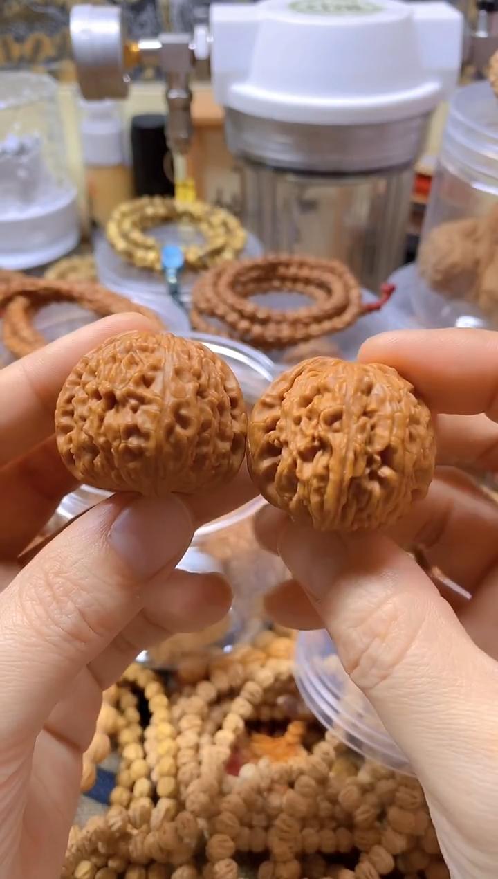 把件文玩核桃白狮子37