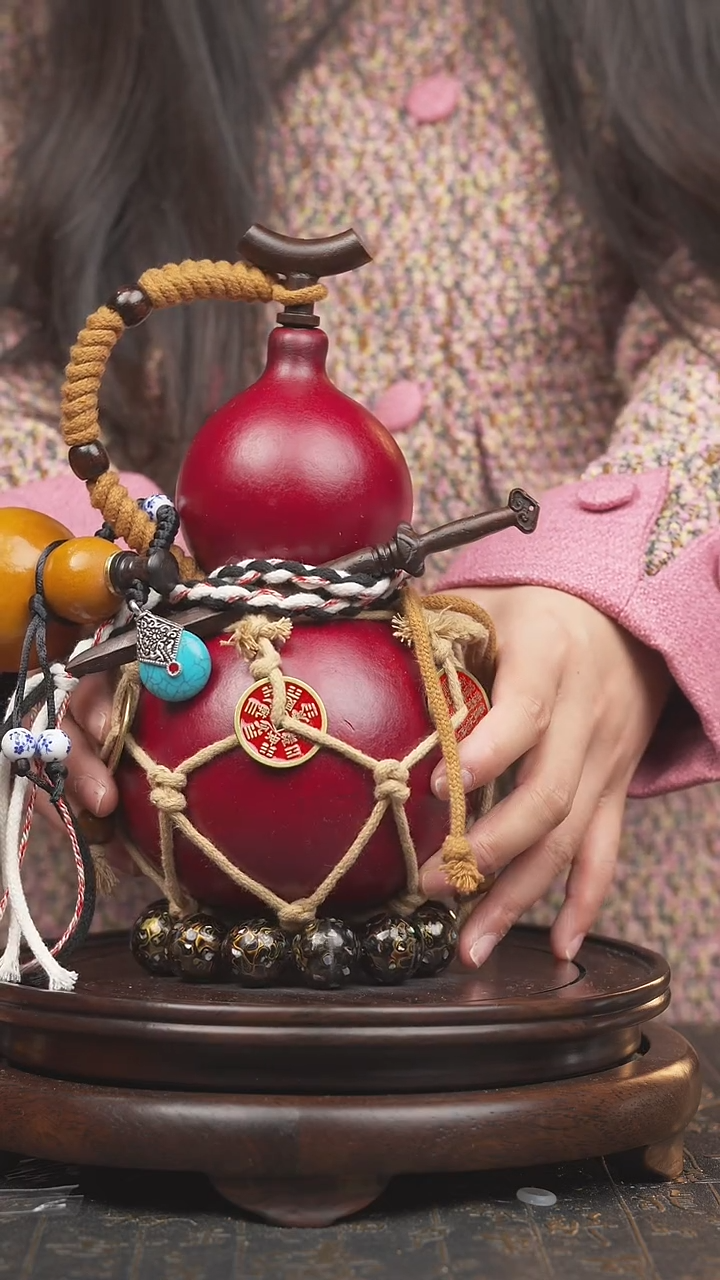 【闪购商品】188号大漆酒葫芦一物一图