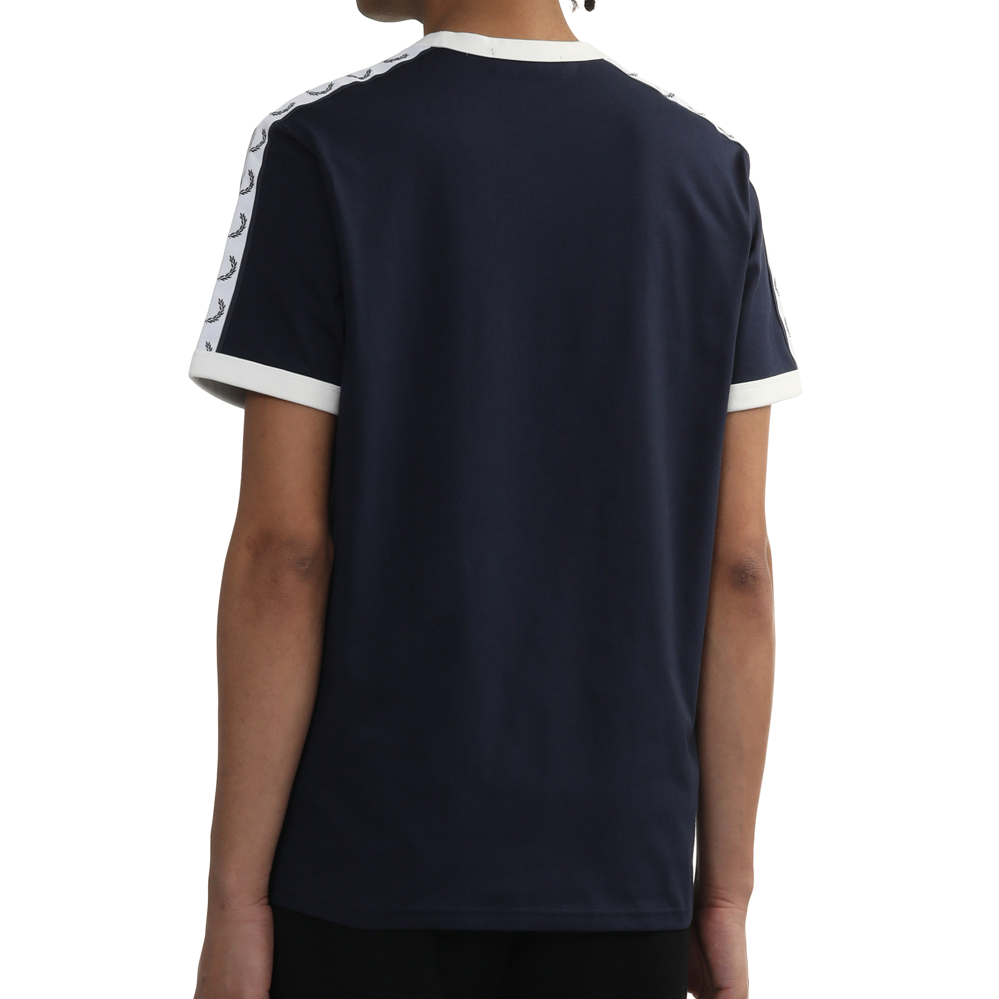 FRE PERRY25年新款欧若风经典时尚撞色logo串标短袖男装T恤M4620