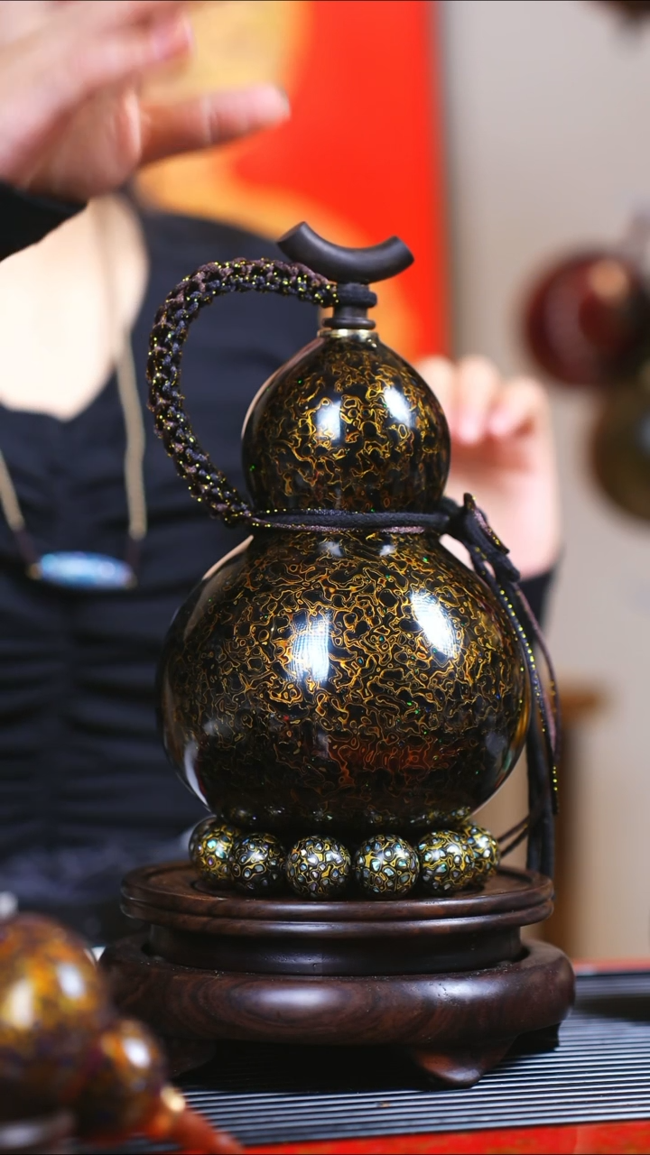 【闪购商品】JG194过年送臻选大漆酒葫芦