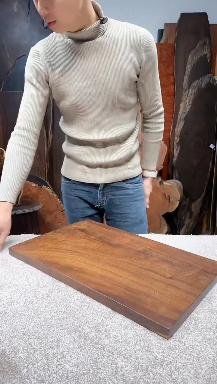 【闪购商品】风车木（黑檀木）尺寸56*35*2.5编号319