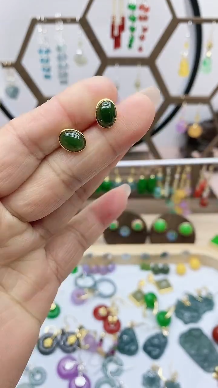 未镶嵌和田玉耳饰6