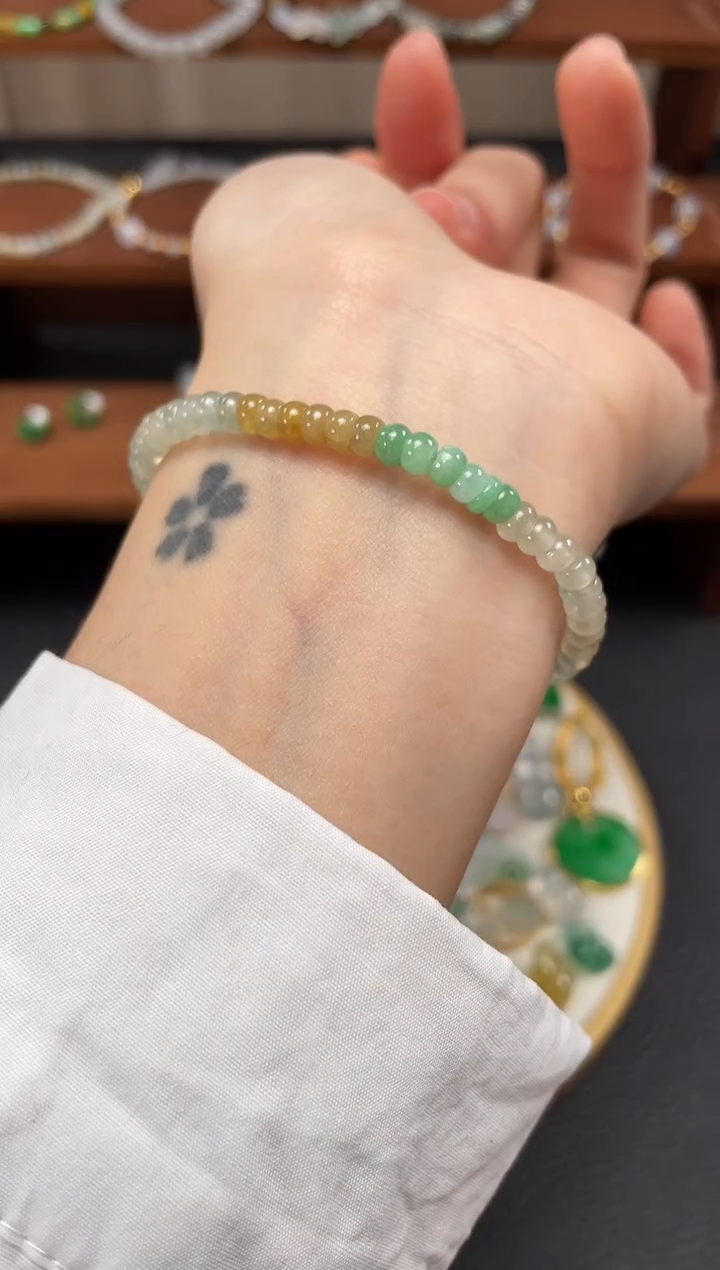 【闪购商品】翡翠套链未镶嵌一个   JK310