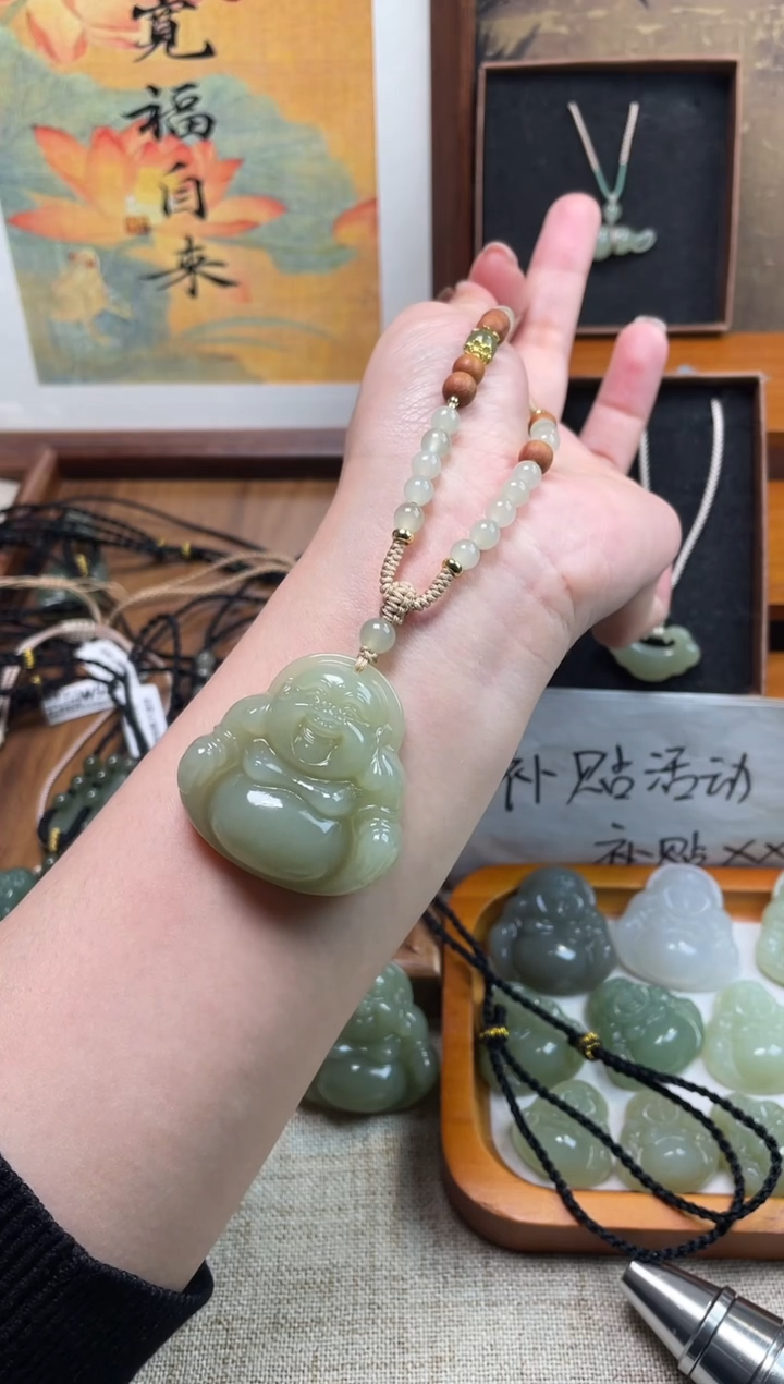 【闪购商品】和田玉颈饰未镶嵌40佛