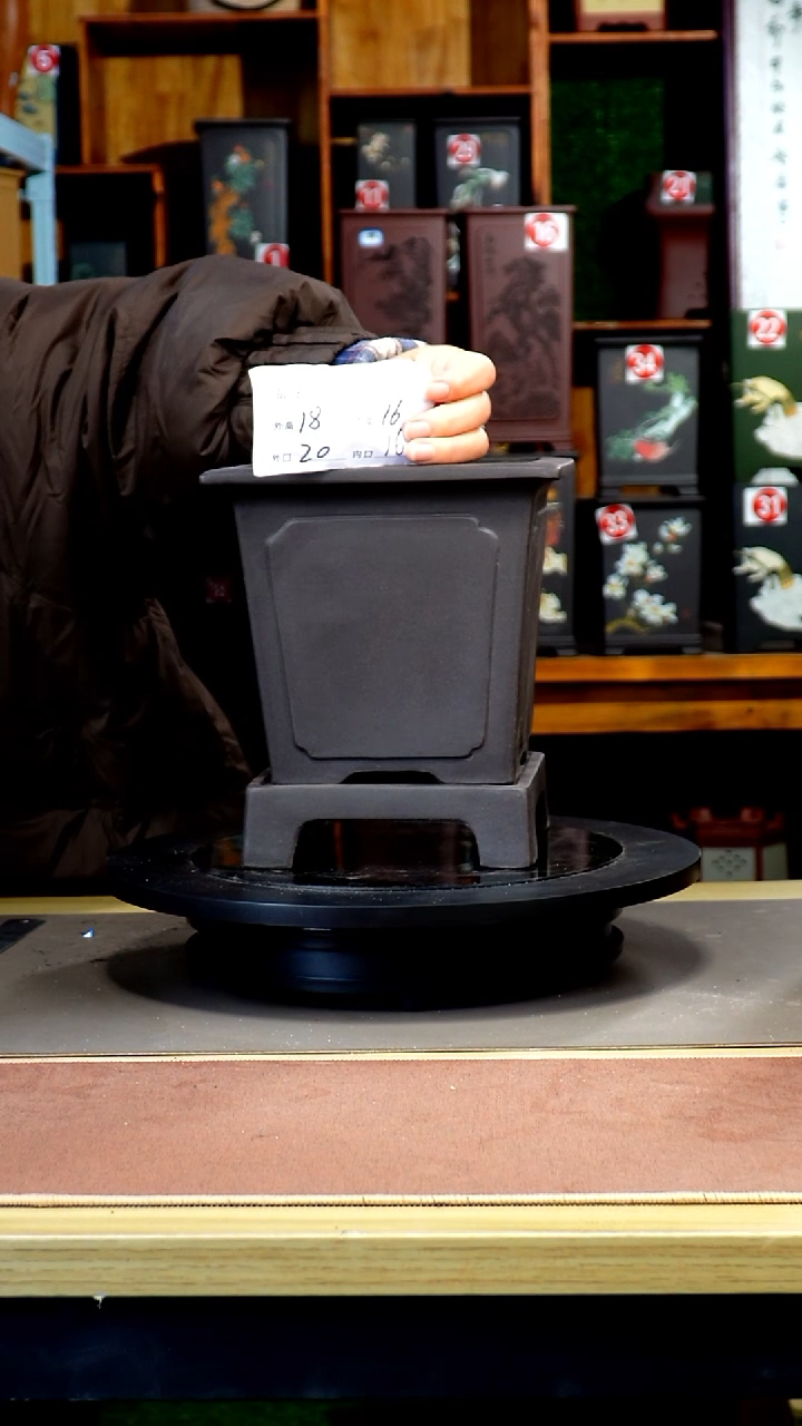 紫砂花盆紫砂花盆